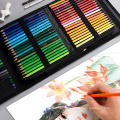 Ensemble de crayons de couleur 120pcs avec sac à crayons et crayons de couleur pour enfants pour enfants pour le dessin